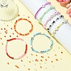 5 Colors Glass Seed Beads SEED-YW0002-49A-5