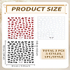 3Sheets 3 Colors Heart Pattern PVC Nail Art Stickers MRMJ-LP0002-05-2