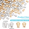 420Pcs 2 Colors CCB Plastic Beads CCB-PA0001-24-2