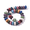 Natural Lava Rock Beads Strands X-G-L545-A-01-2
