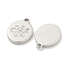 Non-Tarnish 304 Stainless Steel Charms STAS-L278-053P-2