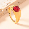 304 Stainless Steel with Cubic Zirconia Finger Rings FS-WG76F9A-20-1