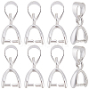 30Pcs Brass Ice Pick Pinch Bails KK-BBC0024-75C-7