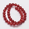 Natural & Dyed Malaysia Jade Bead Strands G-A146-10mm-A02-3