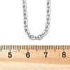 Tarnish Resistant Classic Plain 304 Stainless Steel Mens Womens Cable Chain Necklace Making STAS-P045-03P-4