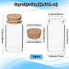 Glass Jar Glass Bottles Bead Containers AJEW-SP0003-91A-2