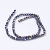 Faceted(32 Facets) Round AB Color Electroplate Glass Beads Strands X-EGLA-J042-4mm-AB01-3