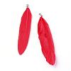 Goose Feather Pendants FIND-Q055-P01-2