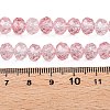 Transparent Glass Beads Strands GLAA-T023-8mm-A08-4