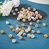 80Pcs 4 Colors Brass Rhinestone Beads KK-TA0002-11C-5