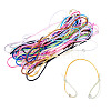 30Pcs 10 Colors Nylon Thread Cord Bracelets Making BJEW-TAC0039-2