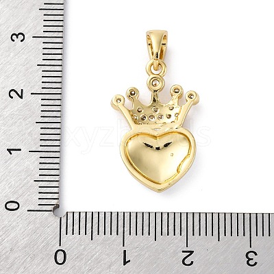 Brass Cubic Zirconia Pendants LS-ZIRC-H122-01G-05-1