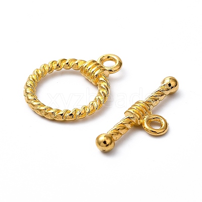 Tibetan Style Alloy Toggle Clasps LS-TIBE-EA9138Y-G-FF-1