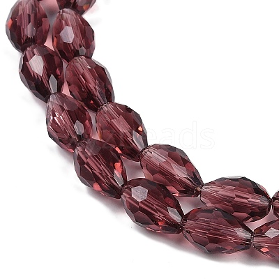 Transparent Glass Beads Strands EGLA-N013-T10mm-D03-1