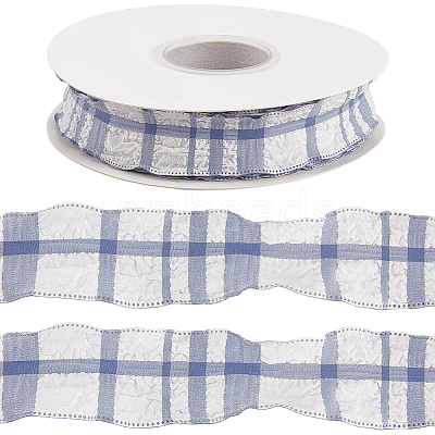 Cloth Plaid Ribbon OCOR-WH20071-001F-1