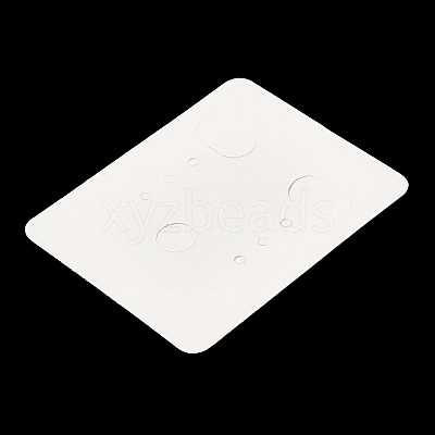 50Pcs Rectangle Paper Earring Display Cards CDIS-M008-01A-1