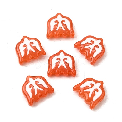 Baking Paint Glass Enamel Beads LAMP-S079-13A-1