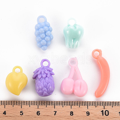Opaque Acrylic Beads X-TACR-S154-45D-1