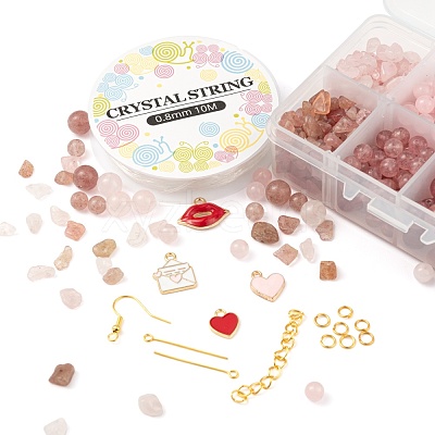 DIY Jewelry Set Making Kits for Valentine's Day DIY-LS0001-84-1