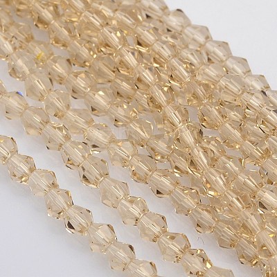 Bicone Glass Beads Strands EGLA-P016-3mm-12-1