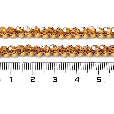 Electroplate Transparent Glass Beads Strands LS-EGLA-A035-T4mm-A04-1