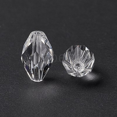 Imitation Austrian Crystal Beads SWAR-F054-9x6mm-01-1