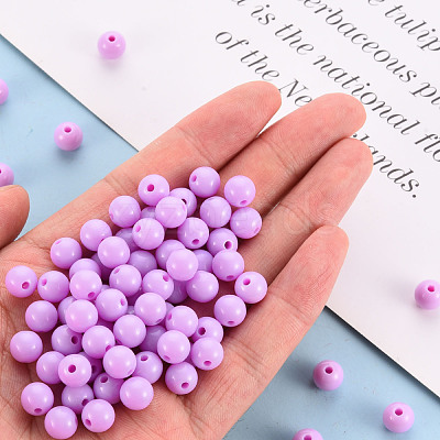 Opaque Acrylic Beads MACR-S370-C8mm-A03-1