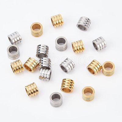 304 Stainless Steel Beads STAS-NB0004-13-1