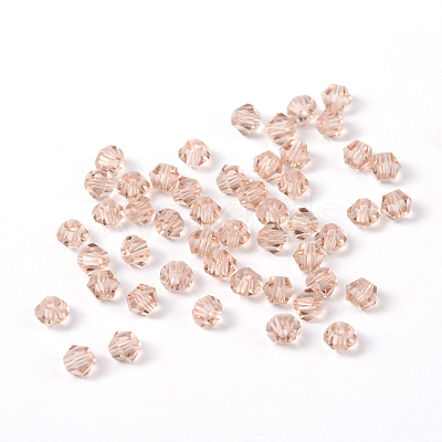Faceted Bicone Imitation Crystallized Crystal Glass Beads X-G22QS162-1
