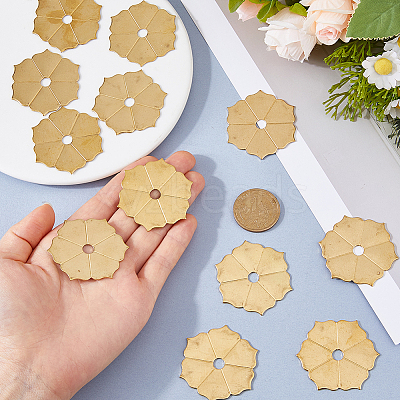 12Pcs Brass Handle Washers DIY-FH0010-54B-C-1