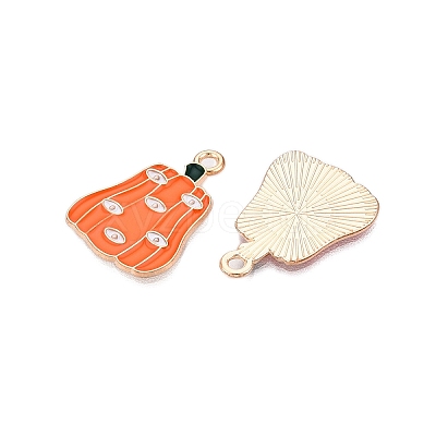 Halloween Theme Alloy Enamel Pendants ENAM-T020-07D-1