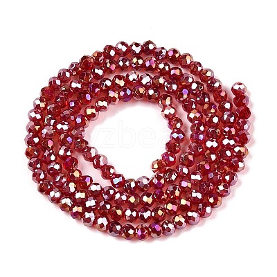 Electroplate Glass Beads Strands EGLA-A044-T2mm-B01-1