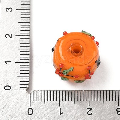 Handmade Lampwork Bumpy Beads LAMP-M025-01D-1