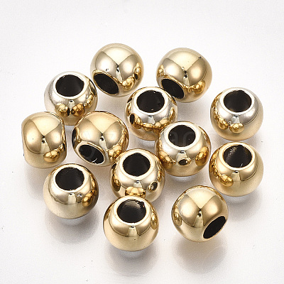 UV Plating ABS Plastic Beads X-CCB-S162-28B-02-1