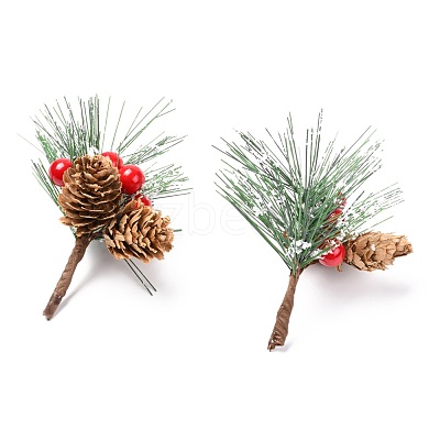Wholesale Plastic Artificial Winter Christmas Simulation Pine Picks Decor 
