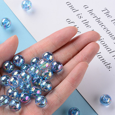 Transparent Acrylic Beads MACR-S370-B12mm-749-1
