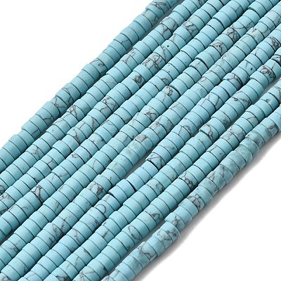 Dyed Synthetic Turquoise Beads Strands G-Z089-A04-F-1