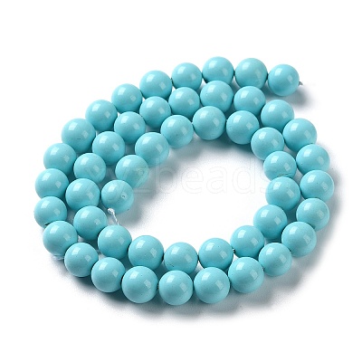 Shell Pearl Beads Strands SP8MM245-1