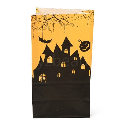 Halloween Theme Kraft Paper Bags CARB-H030-A07-1
