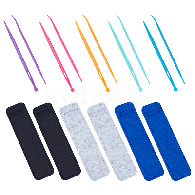 10Pcs 5 Colors Plastic Drawstring Threaders TOOL-NB0002-07-1