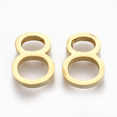304 Stainless Steel Pendants STAS-T041-09G-8-1