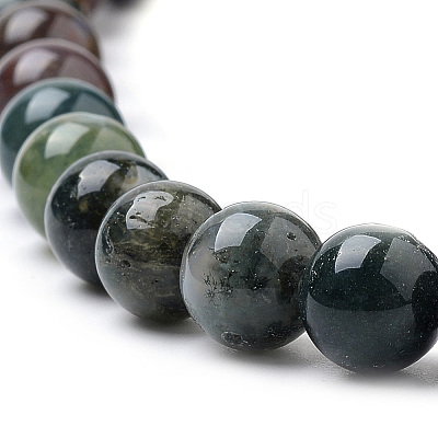 Natural Indian Agate Beads Strands LS-G-S259-31-6mm-1