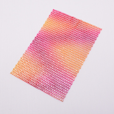Plastic Elasticity Rhinestone Net KY-WH0020-86J-1