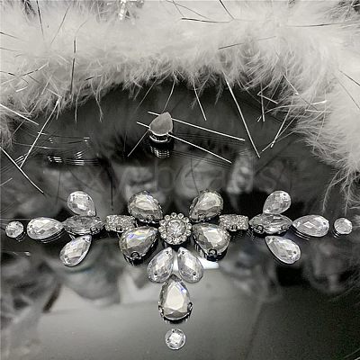 80Pcs 8 Style Acrylic Sew on Rhinestone OACR-FG0001-17-1