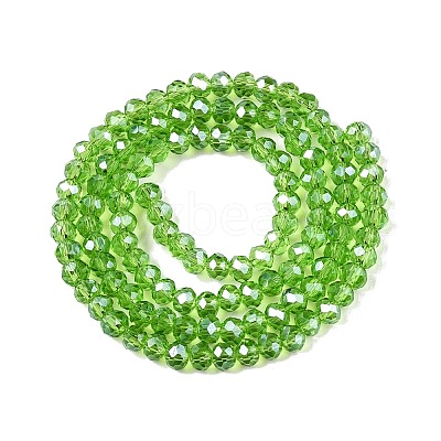 Electroplate Glass Beads Strands EGLA-A044-T4mm-A11-1