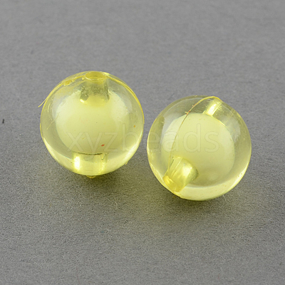 Transparent Acrylic Beads TACR-S092-8mm-03-1