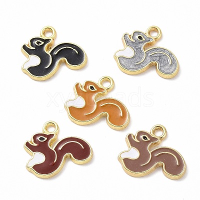 Alloy Enamel Pendants X-ENAM-B054-03G-1