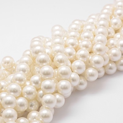 Shell Pearl Bead Strands X-BSHE-L026-03-14mm-1