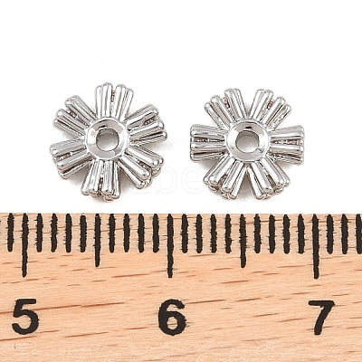Brass Micro Pave Cubic Zirconia Beads KK-H538-20A-P-1