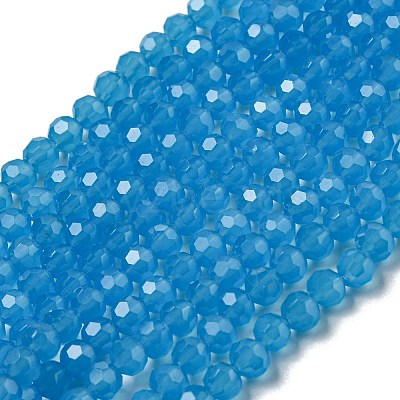 Imitation Jade Glass Beads Stands EGLA-A035-J4mm-D07-1